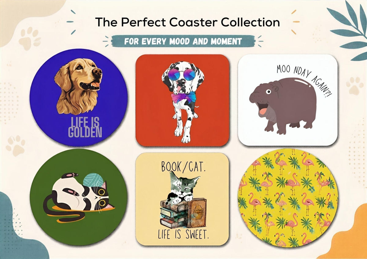Coasters That Make Every Table a Little More You