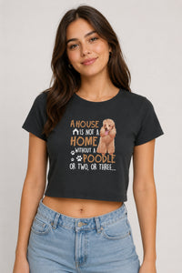 Crop Top (Women) - Poodle Doodle (3 Colours)