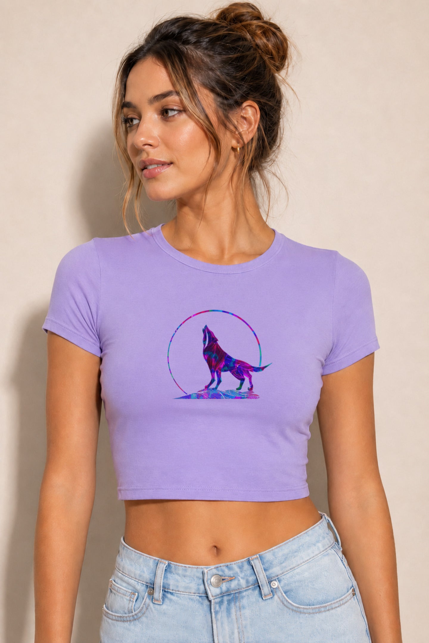 Crop Top (Women) - Spirit Wolf (7 Colours)