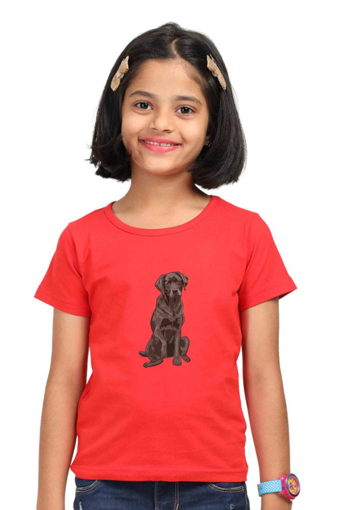 Round Neck T-Shirt (Girls) - Chocolate Charm (5 Colours)