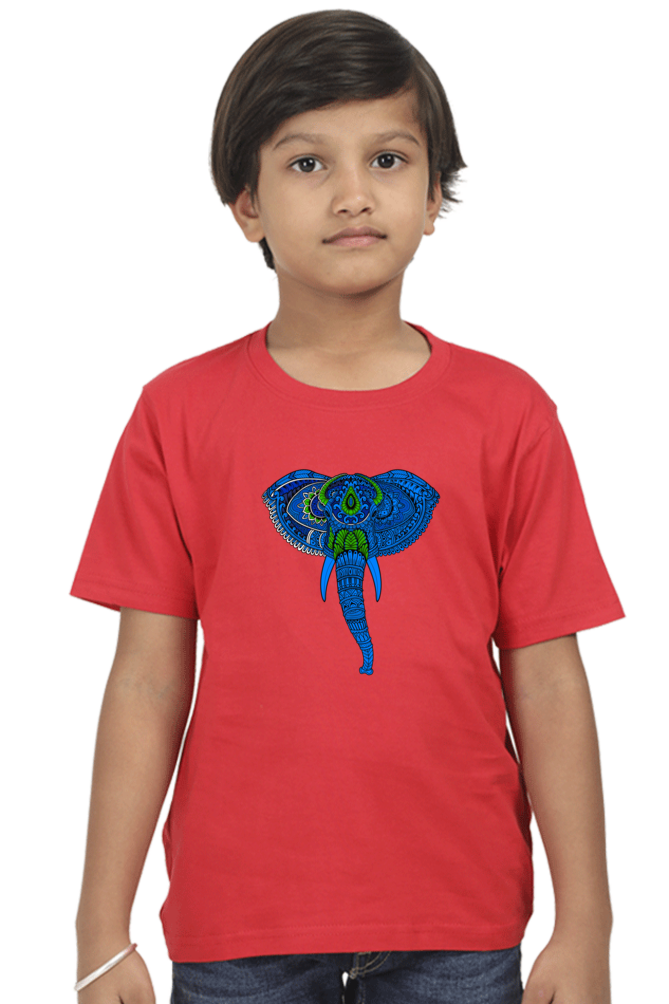 Round Neck T-Shirt (Boys) - Elephantastic (10 Colours)