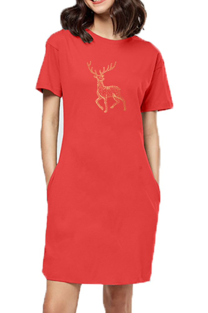 red t shirt dress amazon long sleeve t shirt midi dress Patton T-Shirt Midi Dress