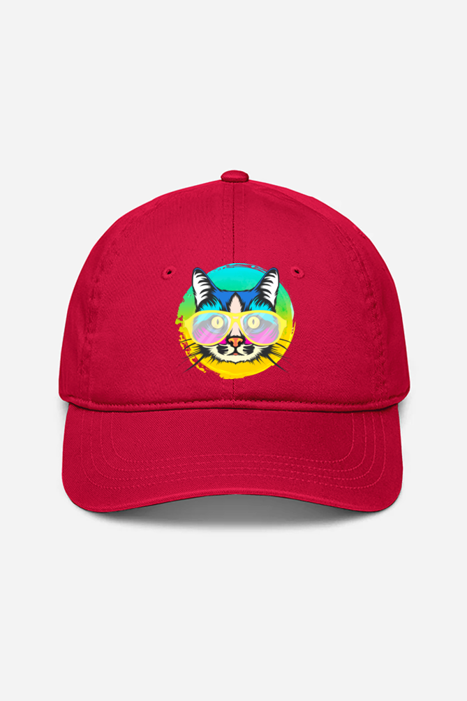 Cat With Glasses Cap (6 Colours)