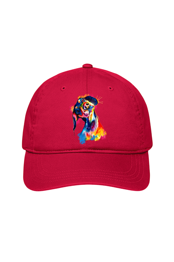 Tilted Head Rainbow Dog Cap (7 Colours)