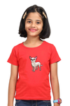 Round Neck T-Shirt (Girls) - Chatty Chihuahua (7 Colours)