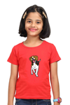 Round Neck T-Shirt (Girls) - Fun Loving Beagle (7 Colours)