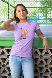 Round Neck T-Shirt (Women) - Be Mine Valentine (8 colours)