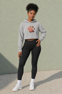 Crop Hoodie (Women) - Pawsitive Vibes (4 Colours)