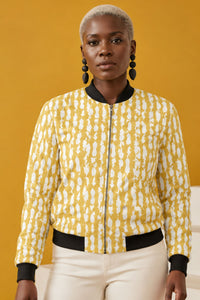 Bomber Jacket (Women) - Feather Frenzy