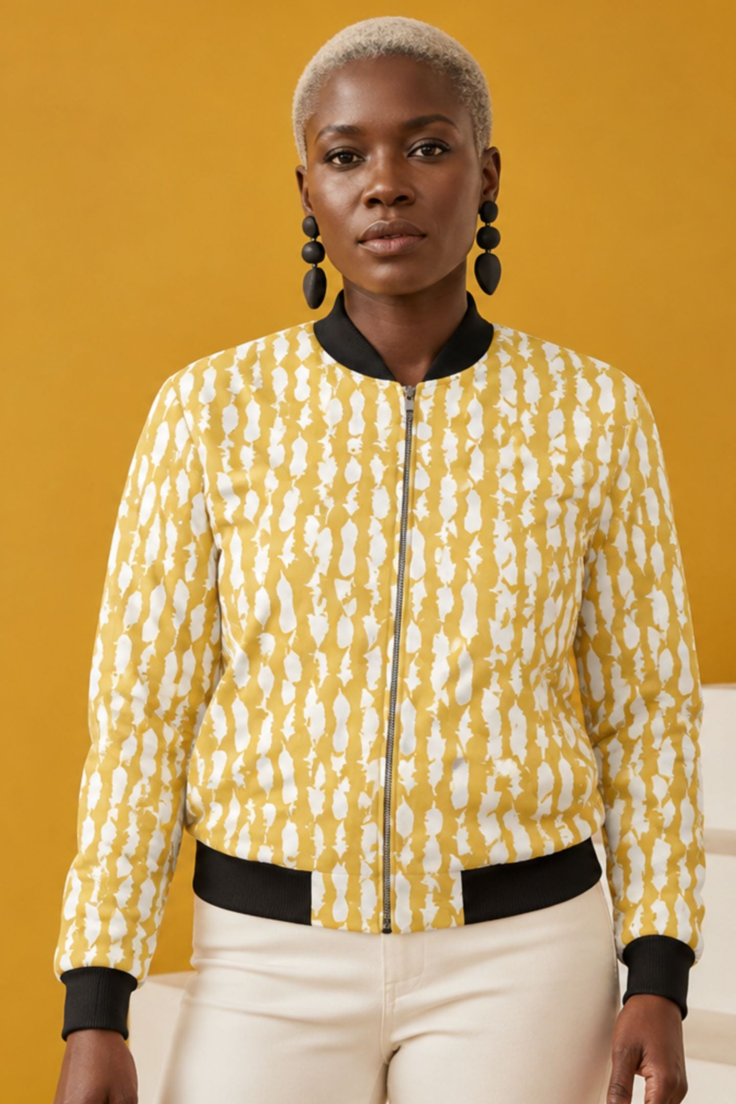 Bomber Jacket (Women) - Feather Frenzy