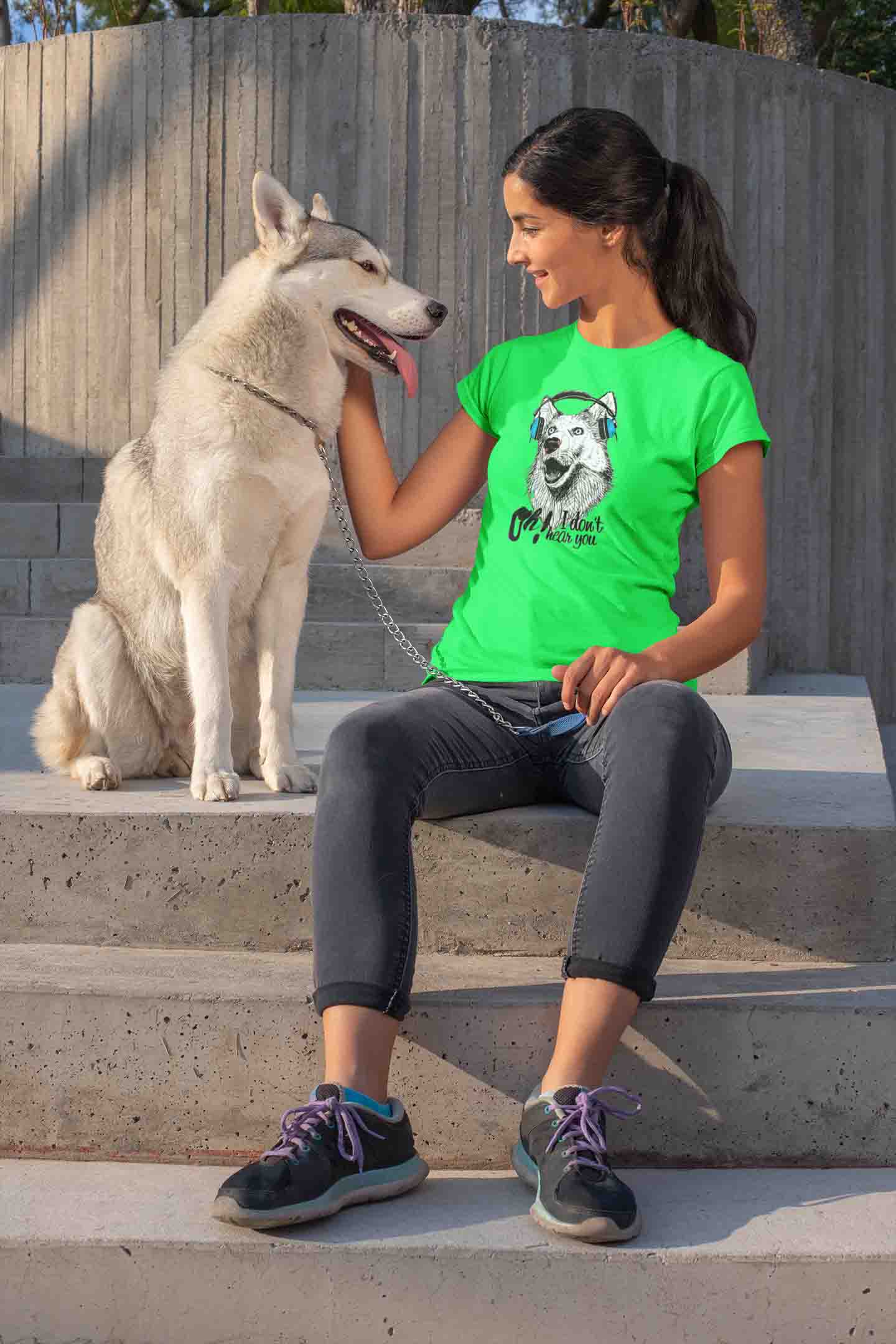 Round Neck T-Shirt (Women) - Howl You Doing? (11 colours)