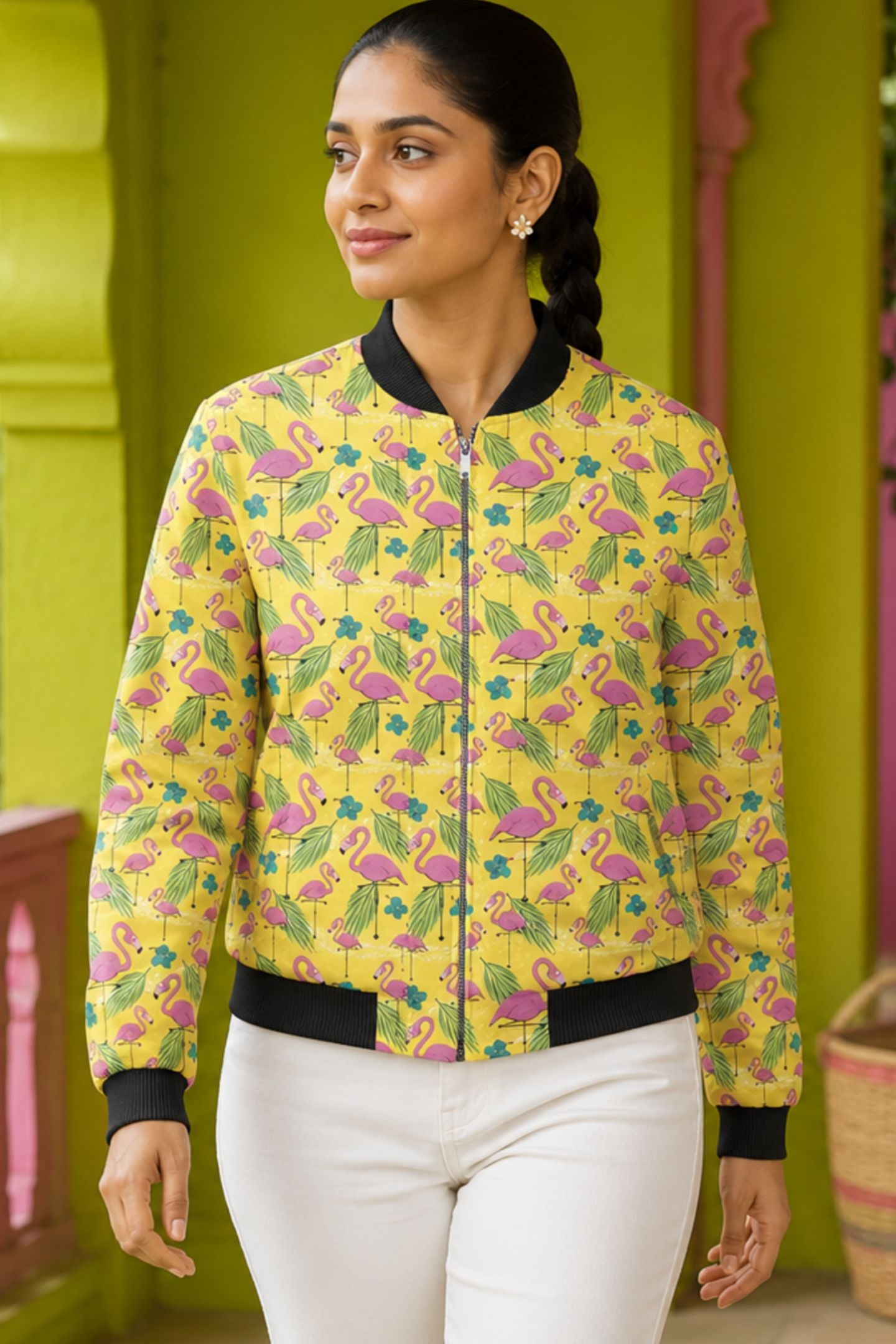 Bomber Jacket (Women) - Tropical Tango