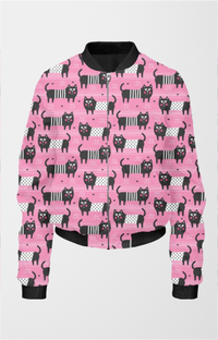 Bomber Jacket (Women) - Rosie Posie Kitty