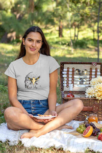 Round Neck T-Shirt (Women) - Fearless Gaze (10 colours)