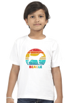 Round Neck T-Shirt (Boys) - Beagle Sunset (10 Colours)