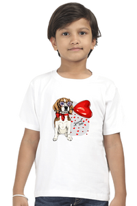 Round Neck T-Shirt (Boys) - Beagle Furever Love (9 Colours)