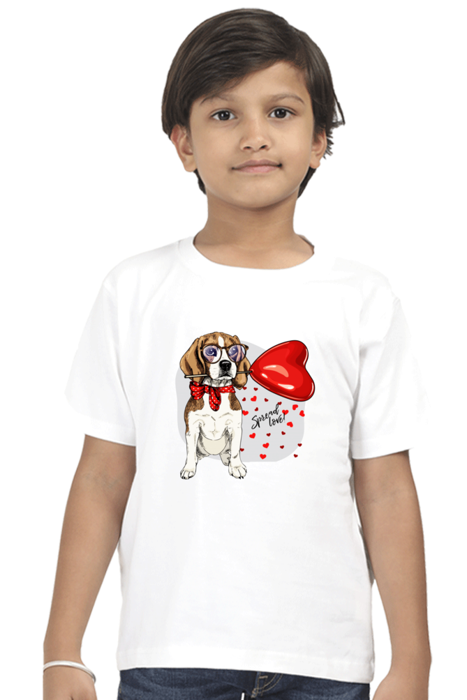 Round Neck T-Shirt (Boys) - Beagle Furever Love (9 Colours)