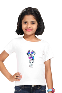 Round Neck T-Shirt (Girls) - Spot-tacular Treasure (5 Colours)