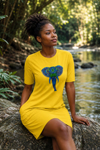 T-shirt Dress With Pockets - Elephantastic (4 Colours) (Slim Fit)
