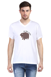 V Neck T-Shirt (Men) - Moo Nday Vibes (2 Colours)