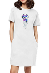 T-shirt Dress With Pockets - Spot-tacular Treasure (6 Colours)