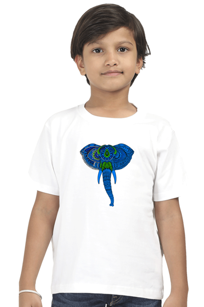 Round Neck T-Shirt (Boys) - Elephantastic (10 Colours)