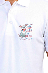 Polo Neck T-Shirt (Men) - Pitbull Glitter (7 Colours)