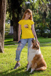 Round Neck T-Shirt (Women) - Pawsitive Vibes (11 colours)