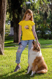 Round Neck T-Shirt (Women) - Pawsitive Vibes (11 colours)