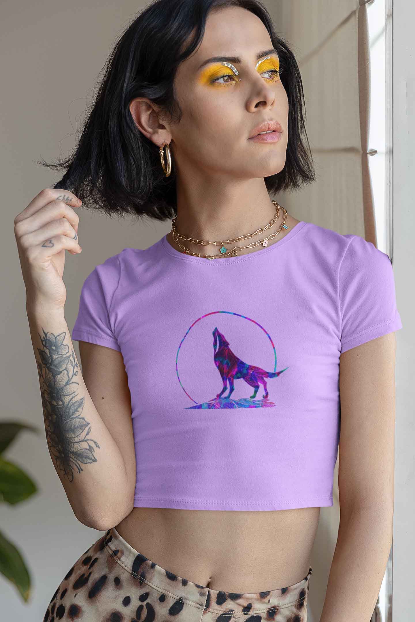 Crop Top (Women) - Spirit Wolf (7 Colours)