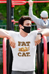 V Neck T-Shirt (Men) - Fat Cat (2 Colours)