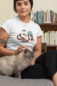 Round Neck T-Shirt (Women) - Clawful Nap (11 colours)