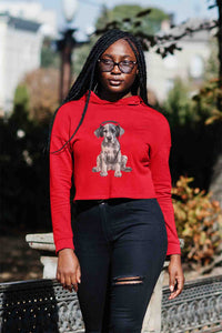 Crop Hoodie (Women) - DJ Doggo (4 Colours)