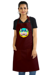Cat With Glasses Apron (7 Colours)
