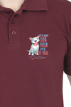 Polo Neck T-Shirt (Men) - Pitbull Glitter (7 Colours)
