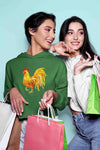 Crop Hoodie (Women) - Cock-a-Doodle-Doo (6 Colours)