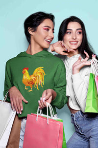 Crop Hoodie (Women) - Cock-a-Doodle-Doo (6 Colours)