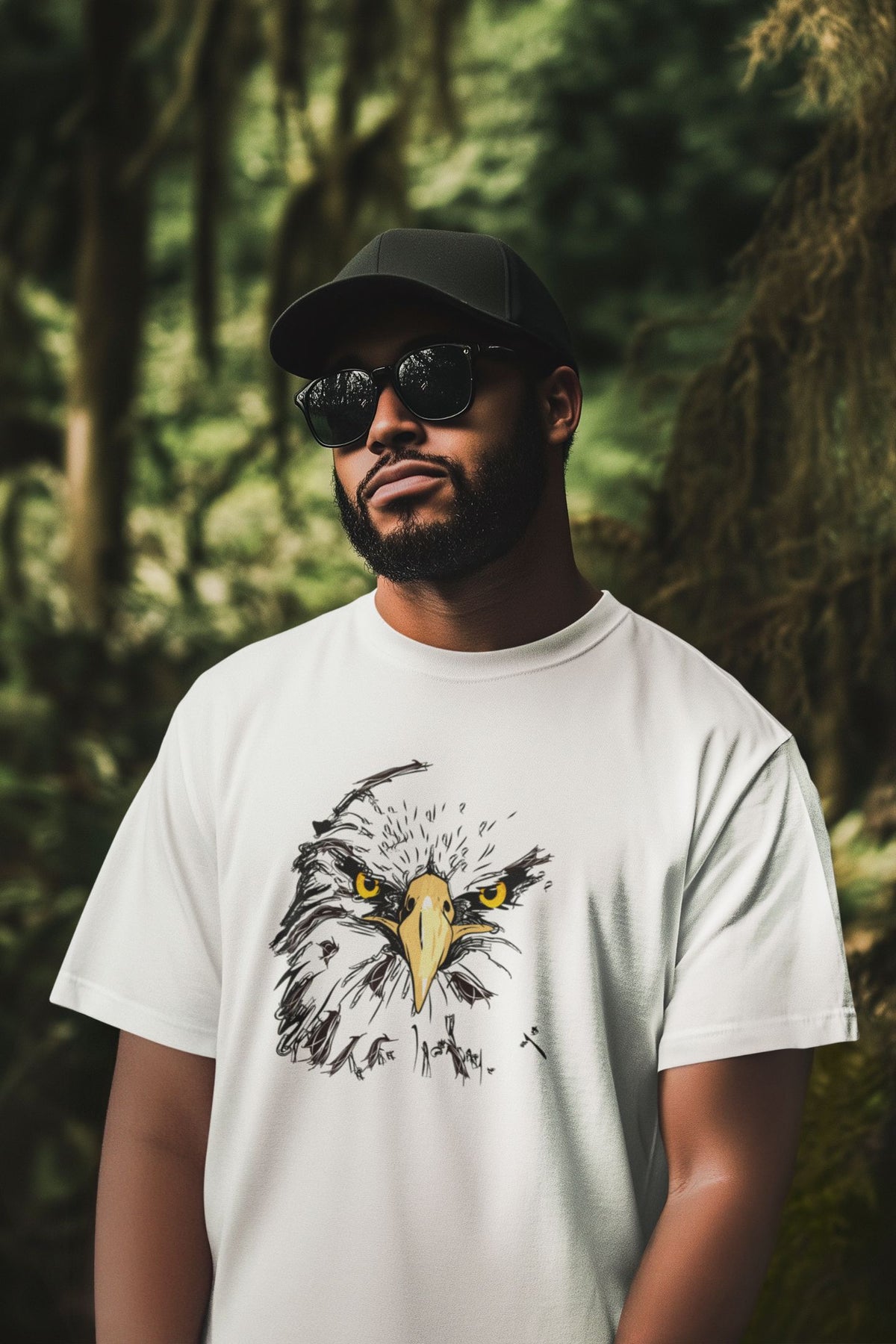 Round Neck T-Shirt (Men) - Fearless Gaze (9 Colours)
