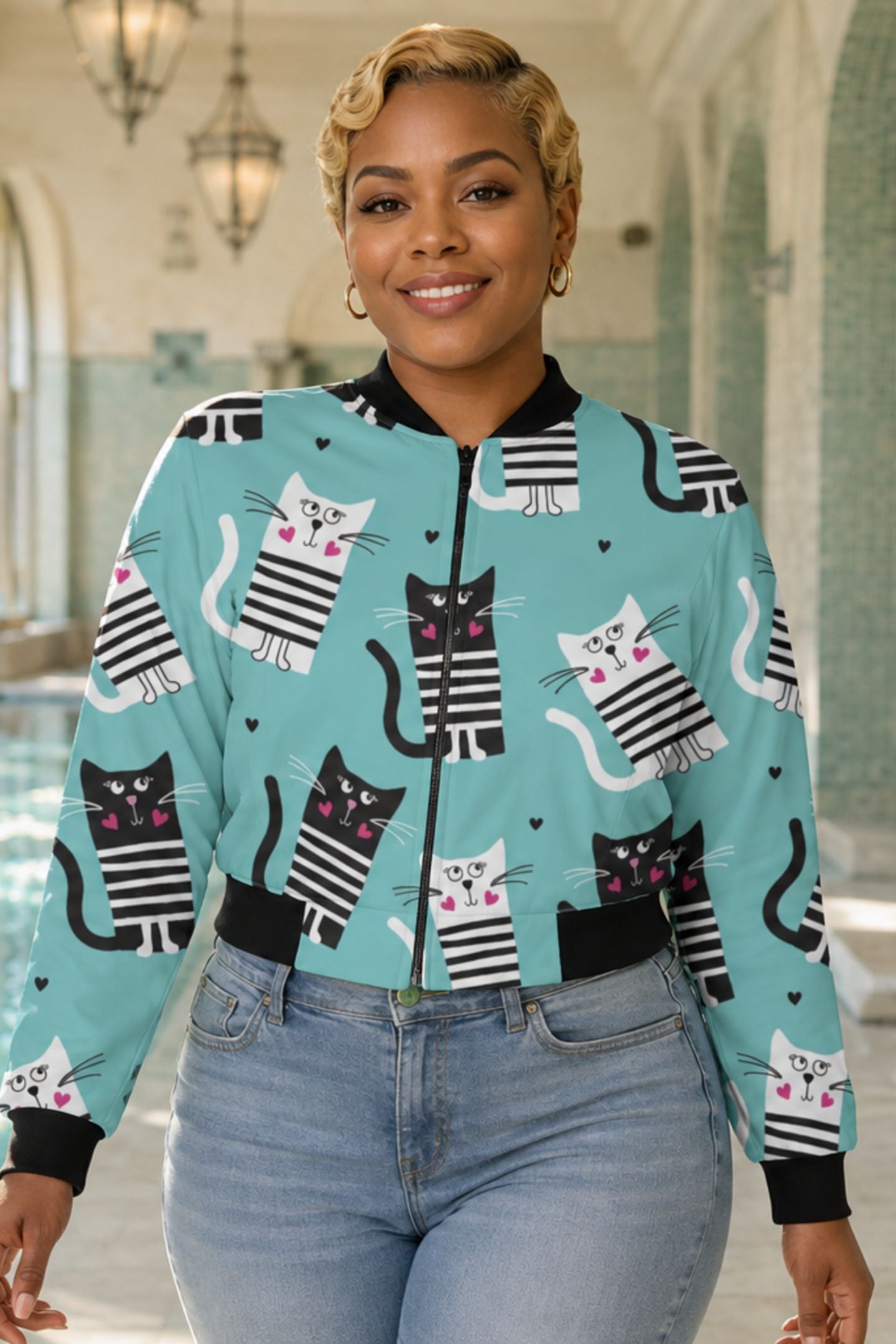 Bomber Jacket (Women) - Catwalk of Hearts