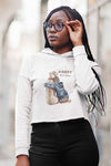 Crop Hoodie (Women) - Adopt, Don't Shop (3 Colours)