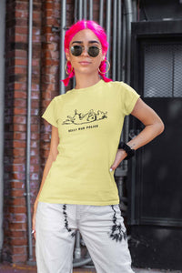 Round Neck T-Shirt (Women) - Belly Rub A Dub (10 colours)