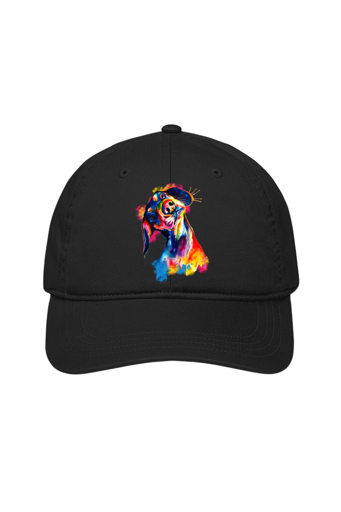 Tilted Head Rainbow Dog Cap (7 Colours)