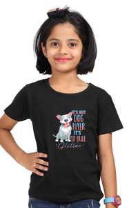 Round Neck T-Shirt (Girls) - Pitbull Glitter (5 Colours)