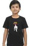 Round Neck T-Shirt (Boys) - Fun Loving Beagle (10 Colours)