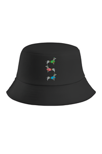 Three Daschunds Bucket Hat (3 Colours)