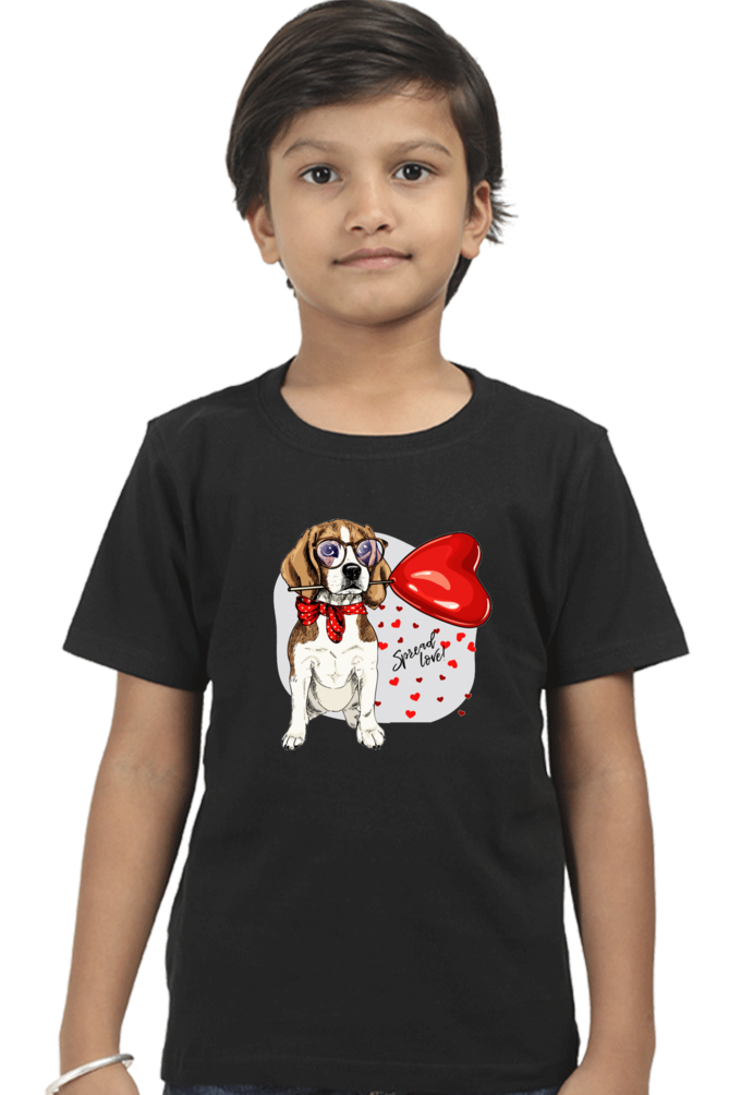 Round Neck T-Shirt (Boys) - Beagle Furever Love (9 Colours)