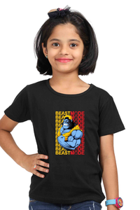 Round Neck T-Shirt (Girls) - Beast Mode (5 Colours)