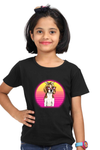 Round Neck T-Shirt (Girls) - Lil Miss Beagle (7 Colours)