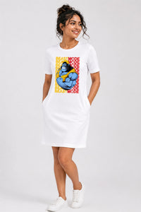 T-shirt Dress With Pockets - Beast Mode (3 Colours) (Slim Fit)