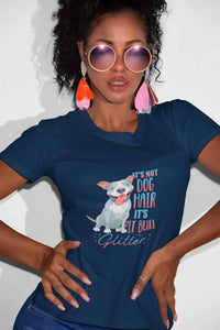 Round Neck T-Shirt (Women) - Pitbull Glitter (11 colours)